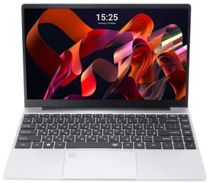 Ноутбук 14.1" notebook intel N5095, RAM 16GB, SSD 512GB, wifi, BT, NB1415MS) metal silver