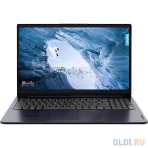 Ноутбук 15.6 HD lenovo ideapad 1 blue (cel N4020/8gb/256gb SSD/VGA int/noos) 82V700DLFE