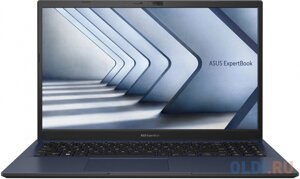 Ноутбук ASUS expertbook B1502CBA-BQ0313 intel core i5-1235U/16gb/512gb SSD/15.6” FHD WV 250N 60hz intel iris xe/DOS star black