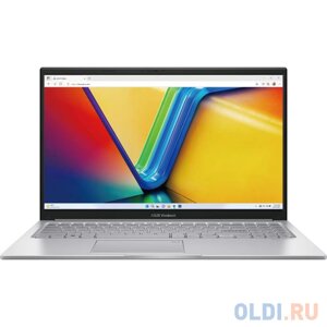 Ноутбук asus vivobook X1504ZA-M004T0-BQ028 15.6 FHD IPS/intel core i5-1235U/8GB/512GB/backlit/noos/silver