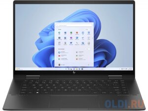 Ноутбук HP Envy x360 15-fh0011ci Ryzen 7 7730U 16Gb SSD512Gb AMD Radeon 15.6 IPS Touch FHD (1920x1080) Windows 11 Home black WiFi BT Cam (9E691E