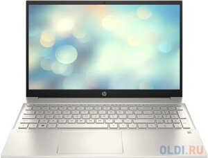 Ноутбук HP pavilion 5-eg3039ci core i3 1315U 8gb SSD512gb intel UHD graphics 15.6 IPS FHD (1920x1080) free DOS gold wifi BT cam (84J89EA)