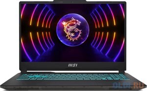 Ноутбук MSI cyborg 15 A12VF-1215XRU core i7 12650H 16gb SSD512gb nvidia geforce RTX4060 8gb 15.6 IPS FHD (1920x1080) noos black wifi BT cam (9S7