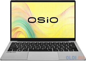 Ноутбук Osio FocusLine F140a-007 Ryzen 5 5500U 16Gb SSD512Gb AMD Radeon 14 IPS FHD (1920x1080) Windows 11 Home grey WiFi BT Cam 6000mAh