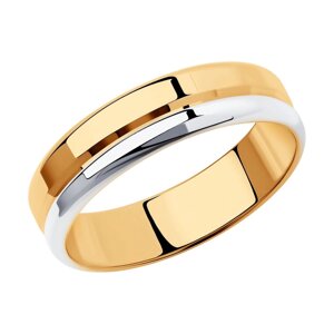 Обручальное кольцо SOKOLOV из серебра