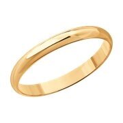 Обручальное кольцо SOKOLOV из золота, 2,5 мм