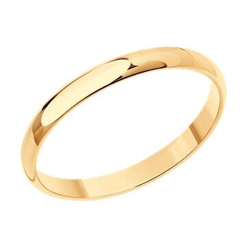 Обручальное кольцо SOKOLOV из золота, 2 мм