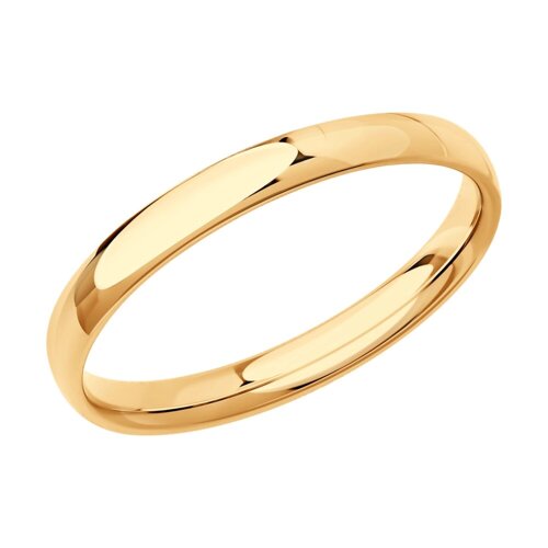 Обручальное кольцо SOKOLOV из золота, comfort fit