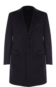 Однобортное шерстяное пальто Brioni