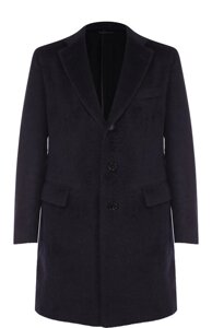 Однобортное шерстяное пальто Brioni