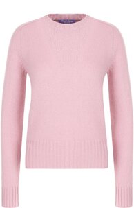 Однотонный пуловер из смеси шерсти и кашемира Ralph Lauren