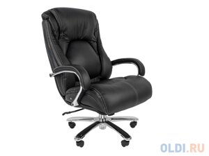 Офисное кресло Chairman 402 кожа черная