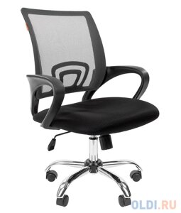 Офисное кресло Chairman 696 черное (TW, хром)