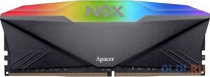 Оперативная память для компьютера apacer NOX RGB black DIMM 16gb DDR4 3200 mhz AH4u16G32C28YNBAA-1