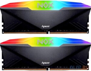 Оперативная память для компьютера apacer NOX RGB DIMM 16gb DDR4 3600 mhz AH4u16G36C25YNBAA-2