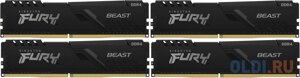 Оперативная память для компьютера Kingston Fury Beast DIMM 32Gb DDR4 3200 MHz KF432C16BBK4/32