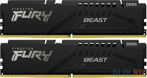 Оперативная память для компьютера Kingston Fury Beast DIMM 32Gb DDR5 5600 MHz KF556C36BBEK2-32