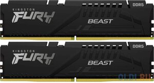 Оперативная память для компьютера Kingston Fury Beast DIMM 32Gb DDR5 6000 MHz KF560C36BBE2K2-32