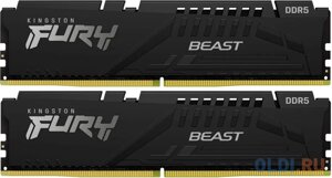 Оперативная память для компьютера Kingston Fury Beast DIMM 32Gb DDR5 6800 MHz KF568C34BBEK2-32