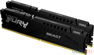 Оперативная память для компьютера Kingston Fury Beast DIMM 32Gb DDR5 6800 MHz KF568C34BBK2-32