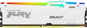 Оперативная память для компьютера Kingston Fury Beast RGB DIMM 16Gb DDR5 6000 MHz KF560C36BWE2A-16