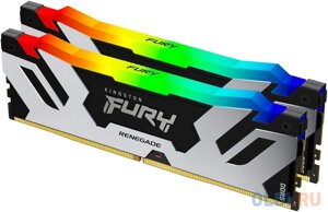 Оперативная память для компьютера Kingston Fury Renegade RGB DIMM 32Gb DDR5 6000 MHz KF560C32RSAK2-32