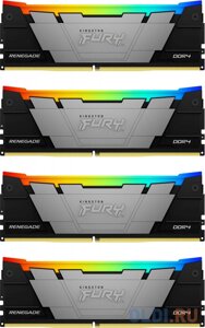 Оперативная память для компьютера Kingston Fury Renegade RGB DIMM 64Gb DDR4 3600 MHz KF436C16RB12AK4/64