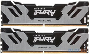 Оперативная память для компьютера Kingston Fury Renegade Silver DIMM 32Gb DDR5 7200 MHz KF572C38RSK2-32