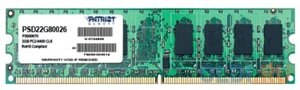 Оперативная память для компьютера Patriot PSD22G80026 DIMM 2Gb DDR2 800MHz