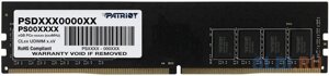 Оперативная память для компьютера Patriot Signature DIMM 8Gb DDR4 3200 MHz PSD48G32002