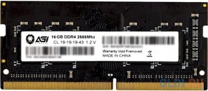 Оперативная память для ноутбука AGI AGI266616SD138 SO-DIMM 16gb DDR4 2666 mhz AGI266616SD138