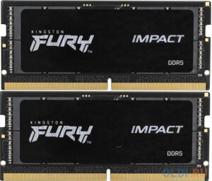 Оперативная память для ноутбука Kingston Fury Impact SO-DIMM 32Gb DDR5 5600 MHz KF556S40IBK2-32