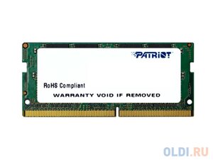 Оперативная память для ноутбука patriot PSD44G213381S SO-DIMM 4gb DDR4 2133 mhz PSD44G213381S