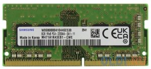 Оперативная память для ноутбука Samsung M471A1K43EB1-CWE SO-DIMM 8Gb DDR4 3200MHz