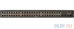 OSNOVO Управляемый L2 PoE коммутатор Gigabit Ethernet на 48 RJ45 PoE + 4*GE SFP, до 30W на порт, суммарно до 800W