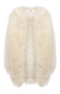 Пальто из экомеха Saint Laurent