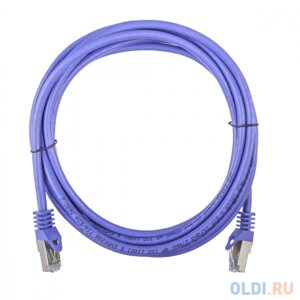 Патч-корд ACD-LPS6a-50P [ACD-LPS6a-50P] cat6a SSTP, 27AWG, CU фиолетовй, 5.0м,741890)