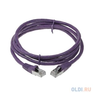 Патч-корд ACD-LPS6az-15P [ACD-LPS6az-15P] cat6a SSTP 26AWG 4pair, CU, LSZH, пурпурный, 1.5м