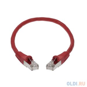 Патч-корд ACD-LPS6az-5DC [ACD-LPS6az-5DC] cat6a SSTP 26AWG 4pair, CU, LSZH, вишневый, 0.5м