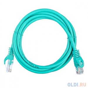 Патч-корд ACD-LPU5e-20G [ACD-LPU5e-20G] cat5e UTP 24AWG 4pair, 7/0.18мм CCA зеленый, 2.0м,741517)