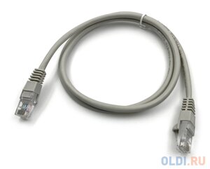 Патч-корд Buro UTP 4 пары cat5E CCA molded 1м серый RJ-45 (m)-RJ-45 (m)