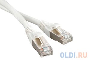 Патч-корд F/UTP 5е категории 3м hyperline PC-LPM-STP-RJ45-RJ45-C5e-3M-LSZH-GY серый