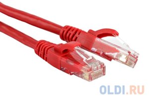 Патч-корд Lanmaster 5E категории UTP красный 0.5м LAN-PC45/U5E-0.5-RD