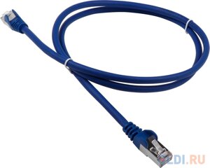 Патч-корд Lanmaster LAN-PC45/S5E-15-BL FTP вилка RJ-45-вилка RJ-45 кат. 5е 15м синий LSZH (уп. 1шт)