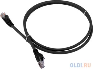 Патч-корд Lanmaster LAN-PC45/U5E-5.0-BK вилка RJ-45-вилка RJ-45 кат. 5е 5м чёрный LSZH (уп. 1шт)