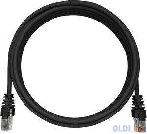 Патч-корд NTSS NTSS-PC-UTP-RJ45-5e-15.0-LSZH-BL NTSS-PC-UTP-RJ45-5E-15.0-LSZH UTP RJ-45 вил. вилка RJ-45 кат. 5E 15м черный LSZH (уп. 1шт) 26AWG