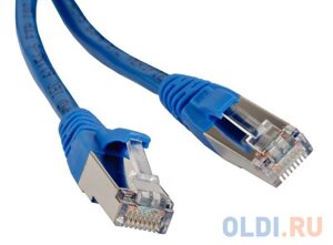 Патч-корд RJ45 - RJ45, 4 пары, FTP, категория 5е, 5 м, синий LSZH, lanmaster LAN-PC45/S5e-5.0-BL