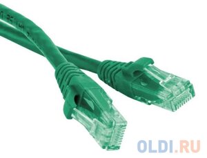 Патч-корд RJ45 - RJ45, 4 пары, UTP, категория 5е, 1 м, зеленый, LSZH, lanmaster LAN-PC45/U5e-1.0-GN