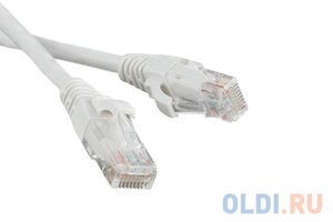 Патч-корд RJ45 - RJ45, 4 пары, UTP, категория 6, 1.5 м, серый, LSZH, lanmaster LAN-PC45/U6-1.5-GY