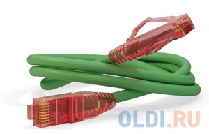 Патч-корд UTP 5е категории 0.15м hyperline PC-LPM-UTP-RJ45-RJ45-C5e-0.15M-LSZH-GN зеленый